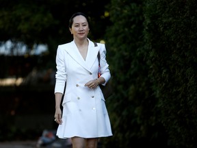 Huawei Technologies Chief Financial Officer Meng Wanzhou leaves her home to appear in British Columbia supreme court for a hearing, in Vancouver, British Columbia, September 30, 2019.