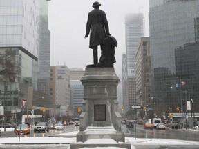 Statue of Sir John A. Macdonald at the front of Queen's Park in Toronto. City councillors in Victoria, B.C. voted to have the statue of Canada’s first prime minister removed from in front of city hall because of Macdonald's role as "a leader of violence against Indigenous peoples.”