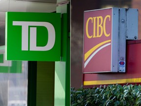 Toronto Dominion Bank and Canadian Imperial Bank of Commerce chief executives declined to rule out restructuring charges.