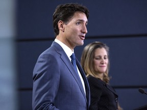 Prime Minister Justin Trudeau and Deputy Prime Minister Chrystia Freeland will not attend the World Economic Forum in Davos, Switzerland this year.