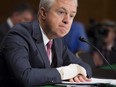 John Stumpf, chairman and CEO of Wells Fargo, testifies about the unauthorized opening of accounts by Wells Fargo during a Senate Banking, Housing and Urban Affairs Committee hearing on Capitol Hill in Washington, Sept. 20, 2016.
