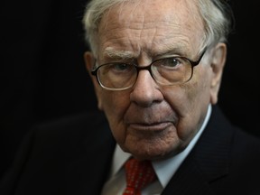 Warren Buffett, CEO of Berkshire Hathaway attends the annual Berkshire shareholders meeting in Omaha, Nebraska, May 3, 2019.