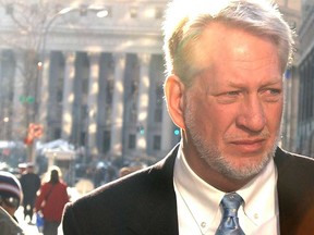 Former WorldCom Inc. executive Bernie Ebbers arrives at the federal building to turn himself in to federal authorities after the U.S. government charged him with masterminding an accounting fraud that led to the largest bankruptcy in U.S. history on March 3, 2004 in New York City.