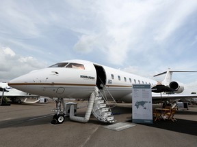 A Bombardier Global 6000 business jet in 2016.