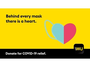 Western Union Launches Worldwide Coronavirus Relief Drive