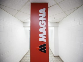 Magna said it continues to expect 2020 sales in a range of US$38 billion to US$40 billion.