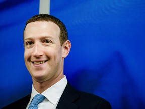 Facebook founder and CEO Mark Zuckerberg at a meeting with the with European Commission vice-president in charge for Values and Transparency, in Brussels, on February 17, 2020.