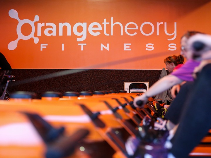  An Orangetheory fitness class in Calgary.