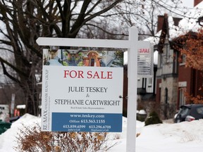 National home sales fell by 2.9 per cent in January, the Canadian Real Estate Association said.