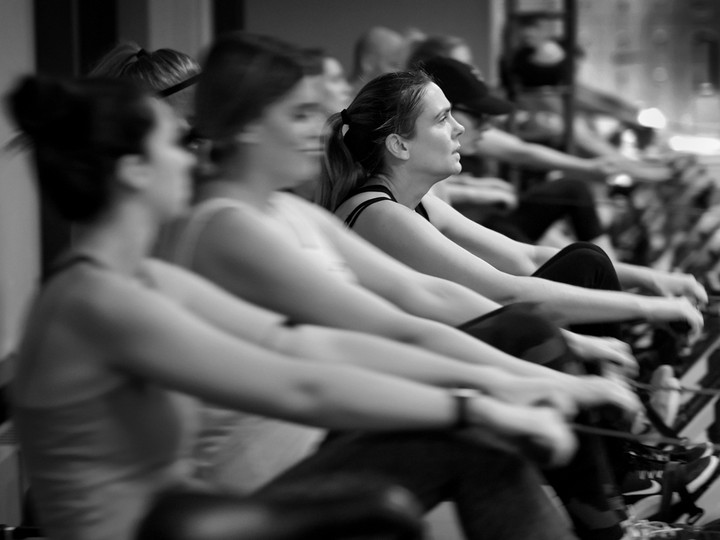  An Orangetheory fitness class in Toronto.