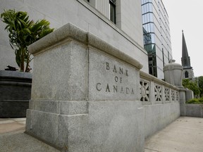 The Bank of Canada building in Ottawa.