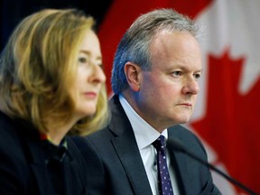 Bank of Canada Governor Stephen Poloz and Senior Deputy Governor Carolyn Wilkins, a crisis fighter in the 2008 recession.