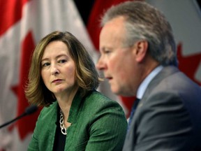Bank of Canada Governor Stephen Poloz and senior deputy governor Carolyn Wilkins.