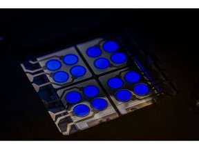 cyBlueBooster - CYNORA's Fluorescent Blue Emitter in OLED device