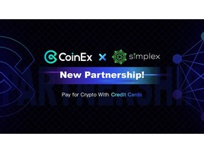 CoinEx and Simplex Established a New Global Partnership.