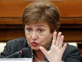 IMF Managing Director Kristalina Georgieva is calling for global coordination on monetary, fiscal and regulatory support.