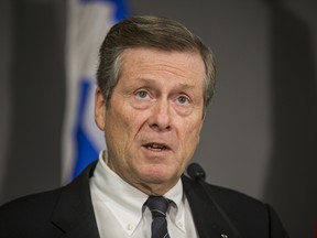Toronto Mayor John Tory in February.