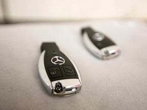 Mercedes-Benz key fobs.