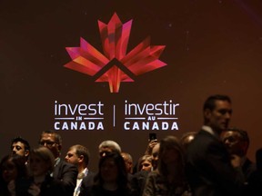 Attendees listen as Justin Trudeau, Canada's prime minister, not pictured, speaks during the Prospectors & Developers Association of Canada (PDAC) conference in Toronto, Ontario, Canada, on Monday, March 2, 2020.