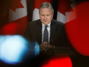 Bank of Canada Governor Stephen Poloz attends a news conference in Ottawa, March 13, 2020.