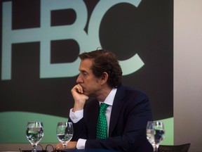 Richard Baker, executive chairman of the Hudson's Bay Co. listens during the annual general meeting in June 2018.