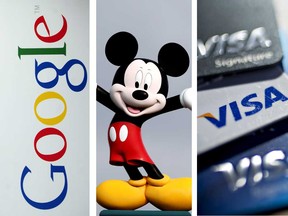 Google parent Alphabet Inc, Disney and Visa are some of the stocks the smart money is buying.