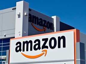 An Amazon distribution centre in Las Vegas, Nevada.