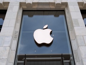 A closed Apple store in Washington, D.C.