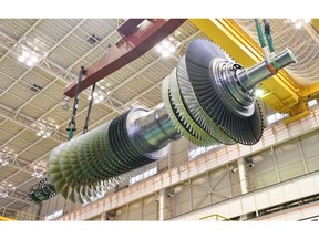 LAKE MARY, Fla., April 15, 2020 -- Mitsubishi Hitachi Power Systems' (MHPS) J-Series gas turbine installed fleet today reached one million hours of commercial operation. Shown: MHPS M501JAC rotor at Takasago Works.