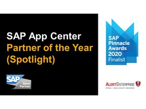 AlertEnterprise Named a Finalist for 2020 SAP® Pinnacle Award in SAP App Center Partner of the Year (Spotlight) Category