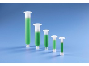 Optimum ECO industrial syringe barrels and dispensing components help lower the carbon footprint with renewable, eco-friendly resins made from sugarcane stock.