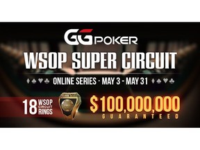At Least $100 Million To Be Won In GGPoker's WSOP Super Circuit Online Series