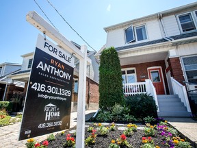 National home sales fell 14.3 per cent in March, compared to February, but were up 7.8 per cent compared to the same period last year, according to the Canadian Real Estate Association.