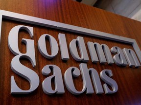 Goldman Sachs Group Inc reported a 49 per cent fall in quarterly profit on Wednesday.