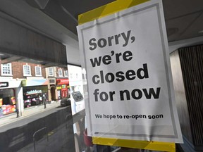 Almost seven million to date, more than a third of the number of Canadians who had a job in mid-March have filed for the Canada Emergency Response Benefit as stores and restaurants close in coronavirus shutdowns.