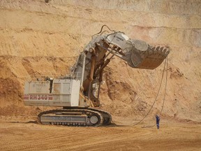 Katanga Mining Ltd.'s KOV copper and cobalt mine in Kolwezi, Katanga province, Democratic Republic of Congo.