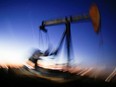 A crude oil pump jack in the Permian Basin in Loving County, Texas, U.S.