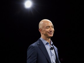 Jeff Bezos, chief executive officer of Amazon.com Inc.