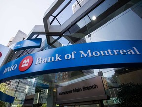 Bank of Montreal reported a drop of more than 50 per cent in quarterly profit on Wednesday.