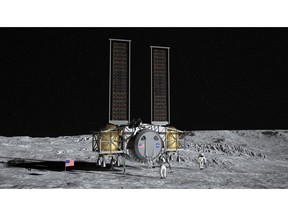 Maxar will support Dynetics in designing and building a lunar human landing system for NASA. Image: Dynetics