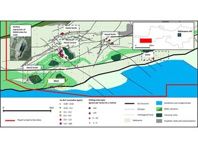 Location of new Ikkari discovery at Area 1 - situated along a major regional structure and 25km from the Pahtavaara mill.