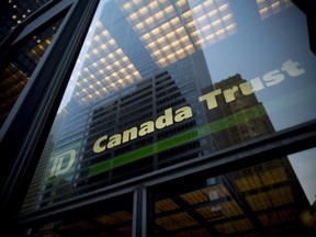 TD Bank Group reported a 52 per cent fall in quarterly profit on Thursday.