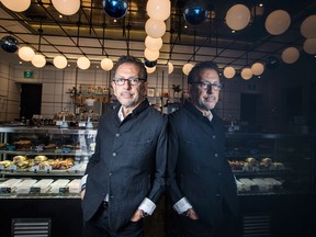 Charles Khabouth at his Bisha Hotel's cafe on Toronto's Peter Street.