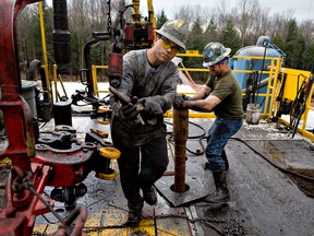 A Chesapeake Energy drilling site in 2010.