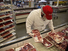 Costco said it would temporarily limit fresh beef, pork and poultry purchases to a total of 3 items per Costco member, following Kroger Co, which has put purchase limits on ground beef and fresh pork at some of its stores.
