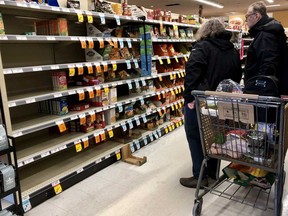 Canadians are facing higher food prices in the coronavirus pandemic.