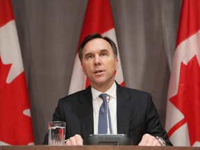 William Watson: Mr. Morneau may have our backs now. Given how he’s piling up debt, he’ll soon have the rest of us, too, for as far down the road as anyone can see.
