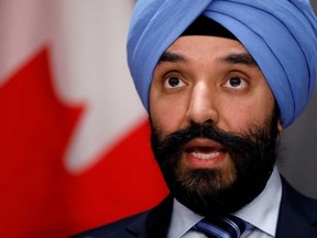 Canada's Minister of Innovation, Science and Industry Navdeep Bains