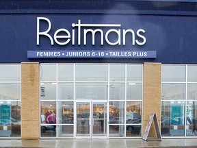 Reitmans said the outbreak of the coronavirus is having "significant impacts" as it closed all of its stores March 17.