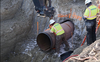 The Keystone XL pipeline under construction.